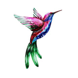 Maxbell 2x Hummingbird Wall Art Bird Wall Art Sculpture for Door Living Room