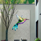 Maxbell 2pcs Hummingbird Wall Art Bird Wall Art Sculpture for Door Living Room