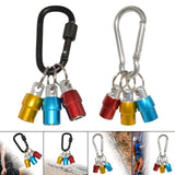 Maxbell 2 Set Aluminum Alloy Keychain Drill Screwdriver Bit Holder