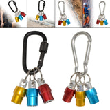 Maxbell 2 Set Aluminum Alloy Keychain Drill Screwdriver Bit Holder