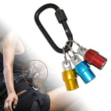 Maxbell 2 Set Aluminum Alloy Keychain Drill Screwdriver Bit Holder