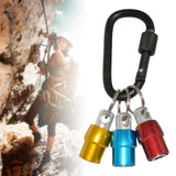 Maxbell 2 Set Aluminum Alloy Keychain Drill Screwdriver Bit Holder