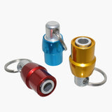 Maxbell 2 Set Aluminum Alloy Keychain Drill Screwdriver Bit Holder