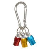 Maxbell 2 Set Aluminum Alloy Keychain Drill Screwdriver Bit Holder
