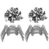 Maxbell 75Pcs Practical Greenhouse Clips Z-Type Clips for Greenhouse Glass Fixation