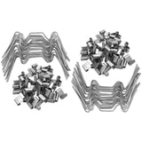 Maxbell 75Pcs Practical Greenhouse Clips Z-Type Clips for Greenhouse Glass Fixation