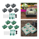 Maxbell Seed Starter Tray Hydroponic Dome Reusable Wheatgrass Starting for Indoor