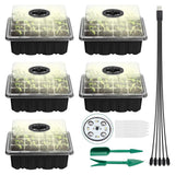 Maxbell Seed Starter Tray Hydroponic Dome Reusable Wheatgrass Starting for Indoor