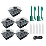 Maxbell Seed Starter Tray Hydroponic Dome Reusable Wheatgrass Starting for Indoor