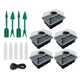 Maxbell Seed Starter Tray Hydroponic Dome Reusable Wheatgrass Starting for Indoor