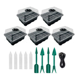 Maxbell Seed Starter Tray Hydroponic Dome Reusable Wheatgrass Starting for Indoor
