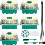 Maxbell Seed Starter Tray Hydroponic Dome Reusable Wheatgrass Starting for Indoor