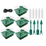 Maxbell Seed Starter Tray Hydroponic Dome Reusable Wheatgrass Starting for Indoor