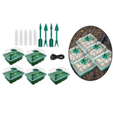Maxbell Seed Starter Tray Hydroponic Dome Reusable Wheatgrass Starting for Indoor