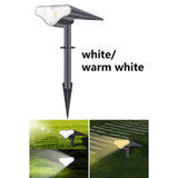 Maxbell Solar Landscape Spotlights 15LED Outdoor Garden Waterproof Lamp White