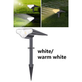 Maxbell Solar Landscape Spotlights 15LED Outdoor Garden Waterproof Lamp White