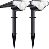 Maxbell Solar Landscape Spotlights 15LED Outdoor Garden Waterproof Lamp Warm white