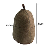 Maxbell 2xSauna Hat 3mm Thick Banya Portable Hair for Bath House Shower Men Women