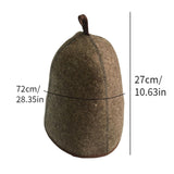 Maxbell 2xSauna Hat 3mm Thick Banya Portable Hair for Bath House Shower Men Women
