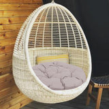 Maxbell 2x24inx24" Patio Seat Cushion Chair Pads Removable for Hammock Rocking Chair