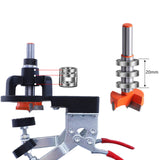 Maxbell 35mm Hinge Hole Locator Jig Drilling Fixture for Furniture Wardrobe Cupboard