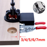 Maxbell 35mm Hinge Hole Locator Jig Drilling Fixture for Furniture Wardrobe Cupboard