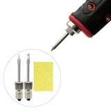 Copper Soldering Iron Tips Kit Parts with Cleaning Sponge for E10 Interface Tip K