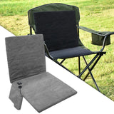 Maxbell Heated Chair Cover Adjustable Portable Soft Cushion for Lawn BBQ Fishing Gray - Aladdin Shoppers