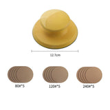 Maxbell Sanding Kit Polishing Sandpaper Sanding Paper for Metals Finishing Round