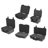 Tool Case Equipment with Sponge Portable Suitcase Safety for Instrument Gear 28cmx22cmx12.5cm