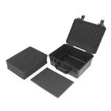 Tool Case Equipment with Sponge Portable Suitcase Safety for Instrument Gear 28cmx22cmx12.5cm