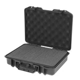 Tool Case Equipment with Sponge Portable Suitcase Safety for Instrument Gear 30cmx24cmx8.5cm