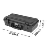 Tool Case Equipment with Sponge Portable Suitcase Safety for Instrument Gear 36.5cmx20cmx11cm