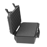 Tool Case Equipment with Sponge Portable Suitcase Safety for Instrument Gear 36.5cmx20cmx11cm