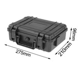 Tool Case Equipment with Sponge Portable Suitcase Safety for Instrument Gear 27.5cmx21cmx9.6cm