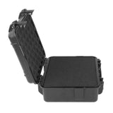 Tool Case Equipment with Sponge Portable Suitcase Safety for Instrument Gear 27.5cmx21cmx9.6cm