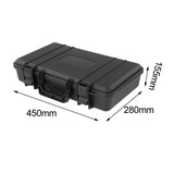 Maxbell Multi Use Tool Case W/ Sponge Portable Shockproof Compact for Storage B 45cmx28cmx9.5cm