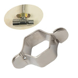 Maxbell Portable Hose Hexagon Nut Wrench Spanner Water Heaters Adjustable for Repair Tool Silvers - Aladdin Shoppers