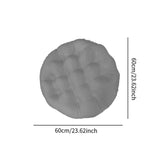 Maxbell 2xOutdoor Seat Cushion Chair Pads Round for Wicker Chair Hanging Chair Kitchen