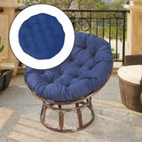 Maxbell 2xOutdoor Seat Cushion Chair Pads Round for Wicker Chair Hanging Chair Kitchen