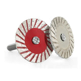 Maxbell HSS Metal Circular Disc with Mandrels Spindle Marble for Electric Die Grinder Wear Resistant