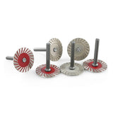 Maxbell HSS Metal Circular Disc with Mandrels Spindle Marble for Electric Die Grinder Wear Resistant