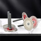 Maxbell HSS Metal Circular Disc with Mandrels Spindle Marble for Electric Die Grinder Wear Resistant
