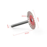 Maxbell HSS Metal Circular Disc with Mandrels Spindle Marble for Electric Die Grinder Wear Resistant
