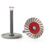 Maxbell HSS Metal Circular Disc with Mandrels Spindle Marble for Electric Die Grinder Wear Resistant