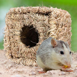 Woven Small Animals Cage Nest Chew Toys Mat Nest for Rat Mice Hedgehog - Aladdin Shoppers