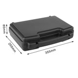 Maxbell Protective Instrument Tool Box with Sponge Waterproof for Outdoor 355mmx255mmx85mm