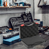 Maxbell Protective Toolbox with Sponge Wear Resistant Lockable for Workplace Outdoor 220mmx170mmx80mm