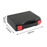 Maxbell Protective Toolbox with Sponge Wear Resistant Lockable for Workplace Outdoor 255mmx210mmx70mm