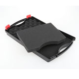 Maxbell Protective Toolbox with Sponge Wear Resistant Lockable for Workplace Outdoor 255mmx210mmx70mm